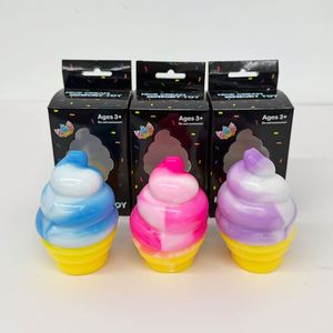 Juguete Sensorial Antiestrés de Cono de Helado de Verano, de TPR de Recuperación Lenta, para Aliviar el Estrés, de Almacén de EE. UU. - Product Image 3