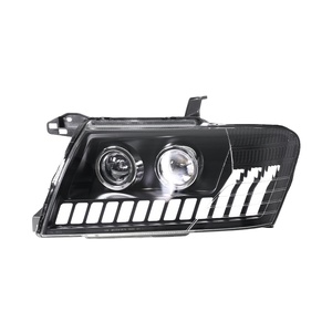 For 04-11 Pajero V73 <b>Headlight</b> Assembly V77 Modified 12V 50W <b>LED</b> Daytime Running Light Flowing Lens 12v <b>LED</b> <b>Headlights</b> for 04-11 - Product Image 3
