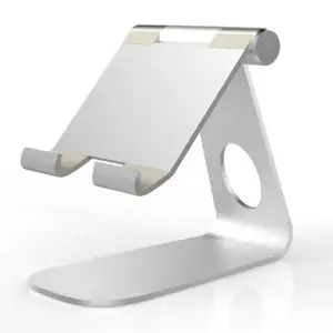 High Quality Custom Logo Aluminum Alloy 270 Degree Adjustable Cell Phone Stand Holder For Tablet Phone