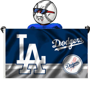 Banderas Personalizadas de los <span class=keywords><strong>Dodgers</strong></span> de Los Ángeles de la MLB de 3x5 Pies para Equipos de Béisbol - Product Image 3