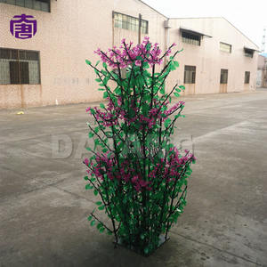 Luz LED para árbol de color lila, impermeable, de primera calidad, para exteriores, iluminación luminosa para jardín, paisaje, patio, camino y decoración de jardín, en venta. - Product Image 6