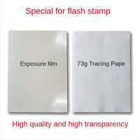 Papier calque auto-adhésif format A5 en gros pour machine à flash, idéal pour la création de tampons flash