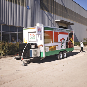 Remorque mobile commerciale portative de pizza pour des camions de nourriture de restaurants chariot mobile de remorque de nourriture pour des affaires de crème glacée - Product Image 3
