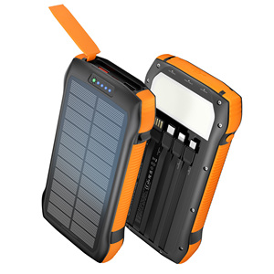Batterie solaire portable 20000 mAh pour <span class=keywords><strong>l</strong></span>'extérieur avec batterie Li-Polymère, étanche, charge rapide, panneau de charge - Product Image 2