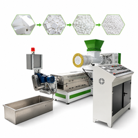 Machine de granulation de mousse EPS usagée, équipement de pelletisation à vis simple haute efficacité à vendre