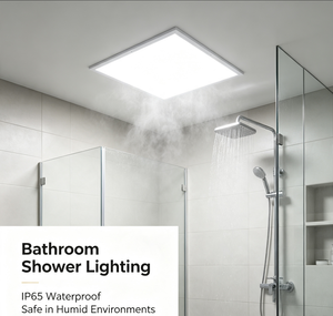 ไฟแผง LED 40W สีขาว ทรงสี่เหลี่ยม กรอบอะลูมิเนียม ฝาครอบ PMMA กันน้ำ IP65 สำหรับใช้ภายในอาคาร สำนักงาน บ้าน ขนาด 2 ฟุต 4 ฟุต 5 ฟุต - Product Image 5