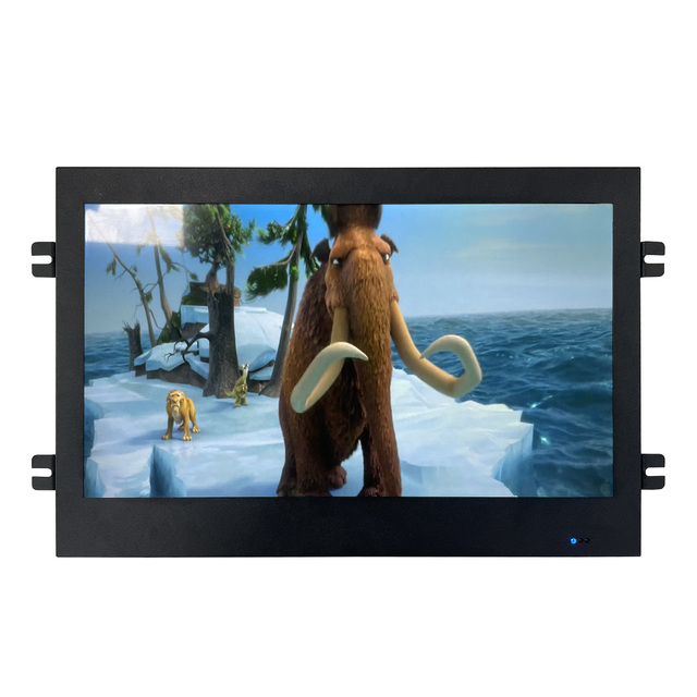 17 inch All in One Commercial Open Frame LCD Wifi Touch Screen Monitor Touchscreen Monitor Indoor Wall Advertisement Screen