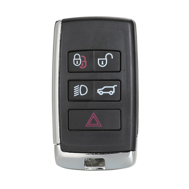 New Type 5 Buttons Modified Smart Key Shell Fob Case for Range Rover LR2 LR4