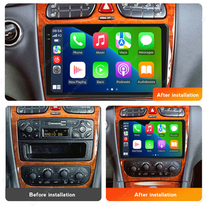 Mekede MS ระบบนำทาง GPS 4G LTE, วิทยุติดรถยนต์เล่นอัตโนมัติ8 + 256G สำหรับ BENZ C CLK <span class=keywords><strong>g</strong></span> Viano VIO W203 W639 W463 W209 - Product Image 2