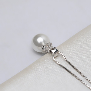 Colgante de Plata S925 con Trébol de la Suerte Geométrico Baotou, Incrustaciones de Perlas 9-16, Bandeja Vacía para Joyería DIY, Bandeja de Accesorios 781 - Product Image 2