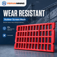 FEIFAN OEM Sand- und Kiesaggregat-Vibrationssiebgewebe Hochleistungs-Steinbruch-Vibrationssiebgewebe