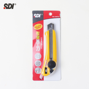 Cuchillo Multiusos SDI de 18 mm, Hoja de 60 Grados, Bloqueo de Trinquete, Cortador Multifuncional para Oficina, Hogar, Industria y Bricolaje 3051C - Product Image 6