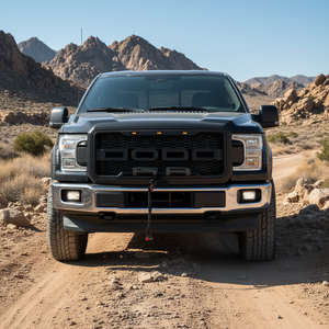 Système d'éclairage de pare-chocs avant pour camion Ford F250, en plastique noir, pièce de rechange améliorée D0100HEYBR7 - Product Image 2