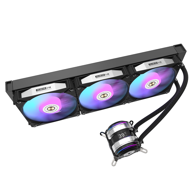 Alseye PC Líquido Refrigeração De Água CPU Cooler Caso De Jogos Ventilador De Refrigeração