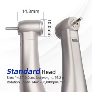 Pieza de mano dental 1:5 <span class=keywords><strong>Contra</strong></span>ángulo Aumento Pieza de mano de alta velocidad Taladro de dientes de baja velocidad - Product Image 2