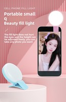 Anneau lumineux LED rechargeable avec logo personnalisé, 3 modes, accessoire pour appareil photo de téléphone portable pour la photographie de selfie et la prise de vidéo