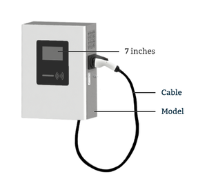 Estación de Carga para Vehículos Eléctricos Residencial Ultrafina de 40KW con Certificación CE, IP55, DC CCS2 CCS1 GB/T, Control por Aplicación RFID, Cable de 5M, Nuevo - Product Image 4