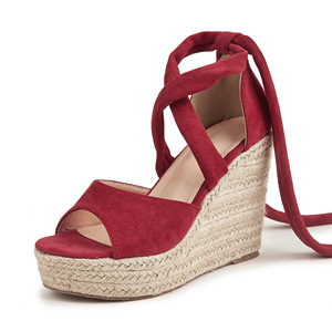 Sandalias de Plataforma con Cuña para Mujer, Sandalias Casuales y Cómodas con Tacón de Cuña, Sandalias Romanas con Punta Abierta para Mujer - Product Image 5