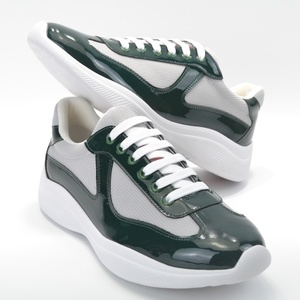 Zapatillas de Diseño para Hombre, de Cuero Genuino Brillante, con Malla Transpirable, Casuales, Deportivas, con Suela Plana Antideslizante, Soporte de Arco y Resistentes al Agua - Product Image 3