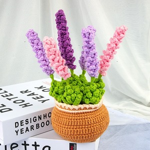 Kit de tejer DIY hecho <span class=keywords><strong>a</strong></span> mano con plantas de flores en maceta, muñeca de <span class=keywords><strong>ganchillo</strong></span> de nuevo diseño con videos <span class=keywords><strong>paso</strong></span> <span class=keywords><strong>a</strong></span> <span class=keywords><strong>paso</strong></span> - Product Image 2