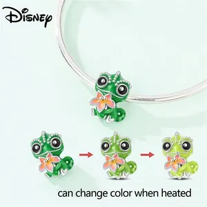 Nouveaux pendentifs breloques en argent 925 et zircon, motifs Robe de Princesse Disney et <span class=keywords><strong>Pascal</strong></span>, compatibles avec colliers et bracelets originaux, pour DIY, festivals et soirées féminines - Product Image 6