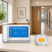 Système d'Appel Infirmier Sans Fil Intelligent pour Hôpitaux : Affichage Bidirectionnel sur Écran de Chevet et de Couloir pour la Communication Médicale en Unité de Patients - Modèle Maître d'Usine