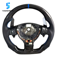 Volante de Coche Personalizado de Cuero y Fibra de Carbono para VW Golf Mk5 Mk4 Polo 4 5 R Cc Volkswagen GTI GTD Scirocco Jetta Tt Tiguan