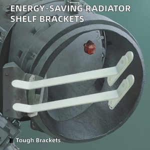 Energy Saving Universal Radiator <strong>Shelf</strong> <strong>Bracket</strong> Pair <strong>2</strong> <strong>Brackets</strong> - Product Image 2