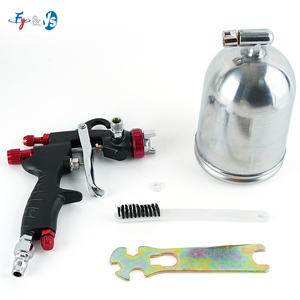 Miglior pistola a spruzzo ad aria, alimentazione a gravità pistola a spruzzo con 1.0/1.3/1.5/1.8mm ugelli e regolatore aria per la casa di verniciatura, <span class=keywords><strong>auto</strong></span>, mobili - Product Image 2