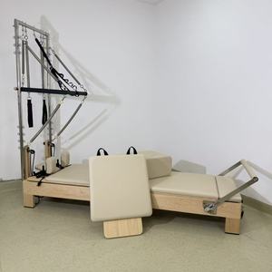 Máquina de Pilates Reformer de Arce con Torre, Equipo de Fitness Comercial de Alta Calidad, <span class=keywords><strong>Venta</strong></span> Directa de Fábrica - Product Image 2