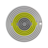 Style scandinave trois-en-un rond silicone tapis isolant spot épaissi napperons de cuisine amovible combinaison pot caboteur