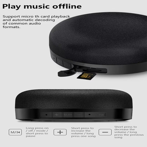 Mini haut-parleur Bluetooth portable sans fil en gros avec lecteur de carte TF et fonction TWS pour les voyages en extérieur, la randonnée et le lecteur de musique de poche - Product Image 2