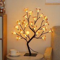 Lumière d'arbre LED créative, cadeau décoratif, lumière colorée, lampe de chevet romantique, simulation de fleurs, arbre, lumière de nuit USB