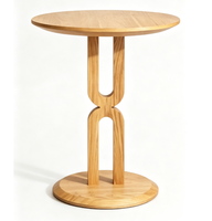 Table basse d'appoint en bois durable avec structure métallique mobile, multifonctionnelle pour salon, 40*40*48