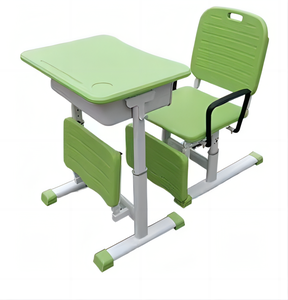 Mobiliario Escolar al por Mayor OEM, Escritorio y Silla <span class=keywords><strong>de</strong></span> Aula <span class=keywords><strong>de</strong></span> Metal con Diseño Moderno para Adolescentes, Ideal para Dormitorios <span class=keywords><strong>de</strong></span> Apartamentos - Product Image 4