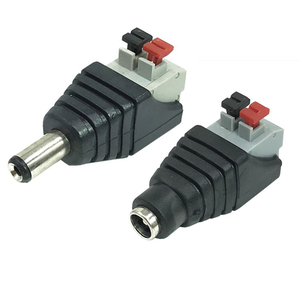 Conector de Alimentación CC Macho Negro de 5.5*2.1mm, Contacto de Cobre con 2 Pines, Carcasa de ABS para LED, Aleación Negra, Producto Nuevo en Oferta - Product Image 6