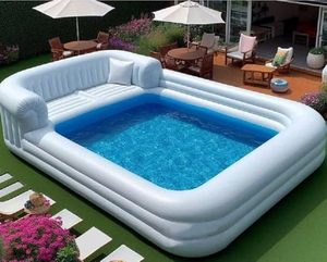 Piscina Gonfiabile Commerciale Personalizzata a Forma di Divano in PVC per Feste in Casa e Giardino - Product Image 2