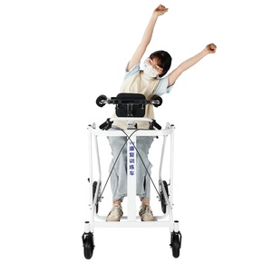 Andador de Rehabilitación para Parálisis Cerebral, Andador para Adultos Hemipléjicos, Ayuda para Caminar Pediátrica, Entrenamiento de Extremidades Inferiores, Andador de Pie con Cuatro Ruedas - Product Image 5