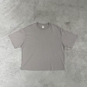 Camiseta Casual de Manga Corta para Hombre, Corte Holgado, Color Sólido, Tejido de Algodón Peinado de 230G, Transpirable y Resistente, Estilo Urbano - Product Image 4