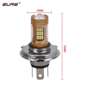 Lampe LED automobile EURS 54SMD 4014, éclairage de phare H1 H3 H4 H7 H8 H9 H11 9005 9006 9012 880 881 12v 24v 20W, feux antibrouillard pour voiture - Product Image 5