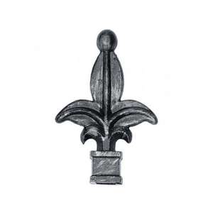 Componentes de repuestos de hierro forjado de 120x28mm Elementos forjados Piki para valla de puerta - Product Image 1