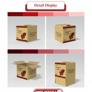 Custom Printed Eco-Friendly Food Grade Recycled <b>Materials</b> Bulk Wholesale OEM Corrugated Cardboard Rice <b>Packaging</b> Box - Product Image 1