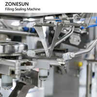 ZONESUN ZS-AFS08K6 Automatique Multi Têtes Rotatif Thé Pet Alimentaire Assaisonnement Premade Poche Granule Pesant Remplissage D'étanchéité Machine