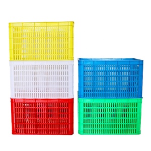 stackable storage container plastic fruit and vegetable crate