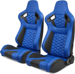 <span class=keywords><strong>Sedili</strong></span> <span class=keywords><strong>Sportivi</strong></span> Reclinabili in Pelle PU <span class=keywords><strong>Beige</strong></span> Stile Racing con Doppio Scorrimento per Auto Modificate - Vendita Calda su Amazon - Product Image 4