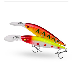 Señuelo de Pesca Hessen Realista de 10.5g y 11.5cm, Jerkbait de ABS para Agua Media, Pesca en Océano/Río/Lago, Salmón, Caballa, Carpa, Zander, Flotante - Product Image 2