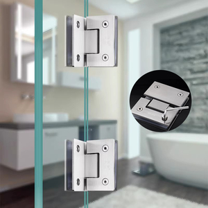 Porta per Bagno Senza Telaio, Cerniere a <span class=keywords><strong>Scatto</strong></span> in Acciaio Inox per Vetro, Accessori Doccia a 135 Gradi, Supporta Personalizzazione OEM e ODM - Product Image 2