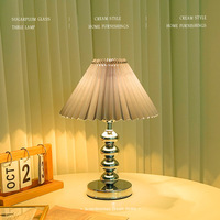 Lampe de bureau de style européen et américain, post-moderne, nordique, de luxe, pour chambre à coucher, dortoir, salle d'étude