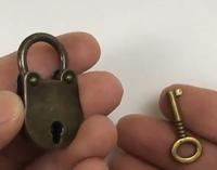 Meilleures ventes 2025 – Mini boucle en forme d'ours en cuivre antique, accessoire de bagage haut de gamme, cadenas rétro chinois