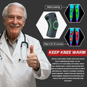 Super Promozione per Ginocchiera Compressiva Regolabile, Sottile, Morbida, Leggera e Traspirante per Corsa, Palestra e Allenamenti, per un Facile Movimento - Product Image 3